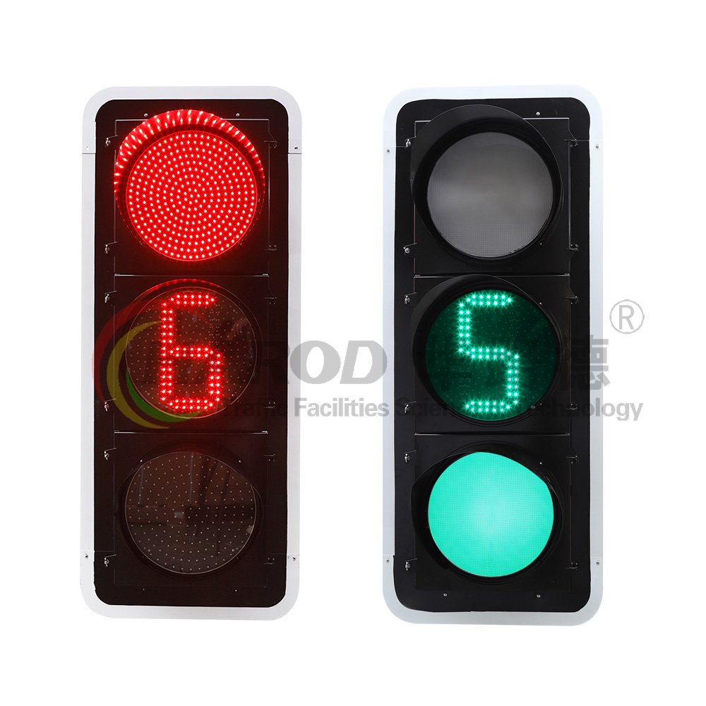 紅綠滿盤黃盤內嵌單8數(shù)顯信號燈