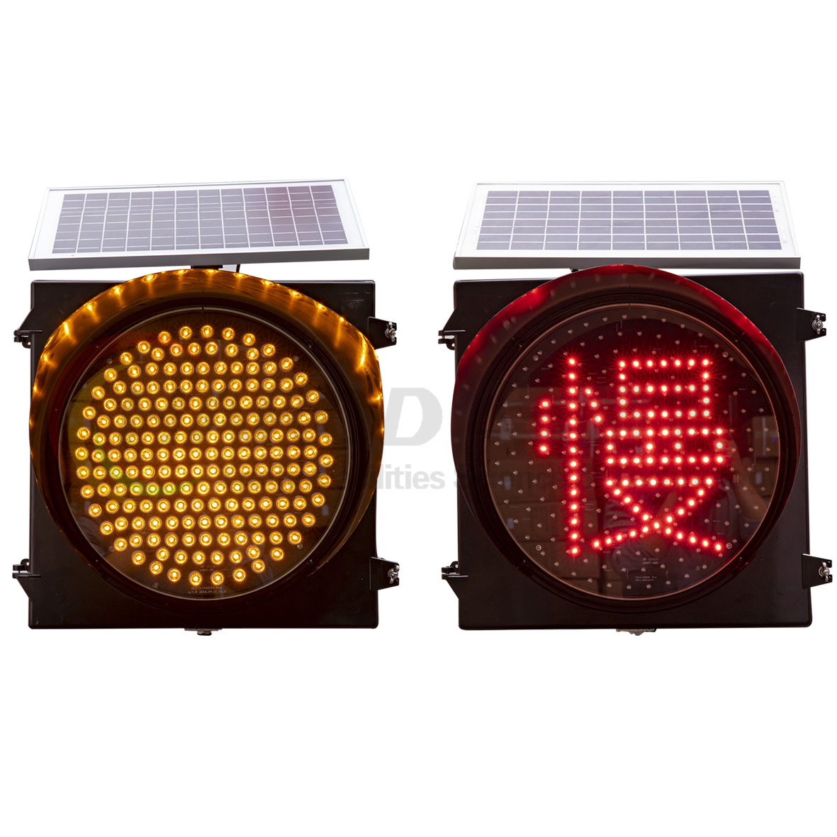 太陽(yáng)能黃閃警示燈